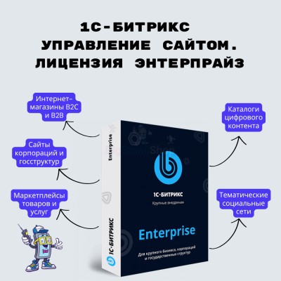 1С-Битрикс: Управление сайтом. Лицензия Энтерпрайз - купить в Грозной Крепости